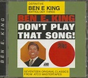 Ben E. King CD: Don't Play That Song - Definitive Ben E. King Anthology ...