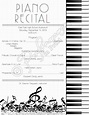 50 Music Recital Program Templates Free