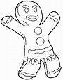 Shrek Coloring Pages Gingerbread Man | Gingerbread man coloring page ...