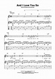 And I Love You So" Sheet Music for Guitar Tab/Vocal/Chords - Sheet ...
