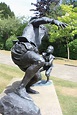 Memorial to Edward Alleyn in Dulwich Village, sculpted by Louise ...