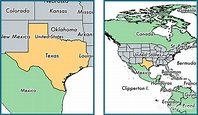 Where is Texas state? / Where is Texas Located in The World? / Texas ...