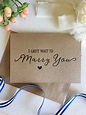 I Can't Wait to Marry You Card Groom Gift From Bride - Etsy Australia