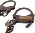 Alcatraz San Francisco Prison Iron Adjustable Handcuffs With Chain & A ...