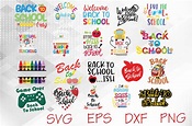 20 Designs Back To School SVG Bundle School Bundle Svg Apple | Etsy