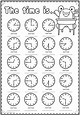 Telling Time Beginner Worksheet