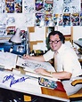 John Romita in the Marvel Offices, circa 1979 | Artist workspace, Comic ...