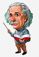Albert Einstein Cartoon Photo - Draw-fever