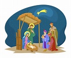 Christmas Nativity Scene Vector Art, Icons, and Graphics for Free Download