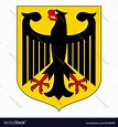 German coat of arms eagle Royalty Free Vector Image