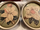VTG 1940s Pair Framed Peter Watson Studio Magnolia Flower | Etsy