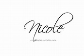 Nicole Name Tattoo Designs | Name tattoos, Name tattoo designs, Name tattoo