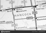 Hancock Iowa Eeuu Mapa: fotografía de stock © aliceinwonderland2020 ...