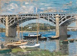 Seinebrücke bei Argenteuil von Claude Monet