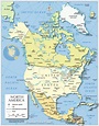 Political Map of North America - Nations Online Project