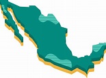 3d map of Mexico 11675548 PNG