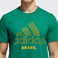 Camiseta Adidas Brasil Masculina - Verde | Netshoes