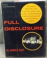 Full Disclosure by Harold Gast: (1961) | My Book Heaven