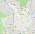 Carte de Grenoble - Plusieurs cartes de la ville en Isère