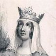 Stampe Antiche | Ritratto di Bianca di Castiglia - Regina della Francia ...