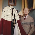 Hugh Edward Conway Seymour, 8th Marquess of Hertford posed beside his ...