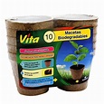 Macetas Orgánicas Vita Biodegradable 10 Piezas | Walmart