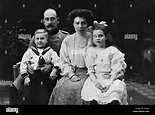 Prinz Maximilian von Baden mit seiner Familie, 1912 Stockfotografie - Alamy