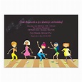 Girls Dancing Party Invitation | Zazzle.com