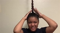 Making my hair stand straight up - YouTube
