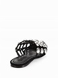 Lyst - Alexander Wang Amelia Studded Suede Slide Sandals in Black