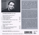 Alexander Melnikov: Brahms: Piano Sonatas nos.1 & 2. Scherzo op.4 - CD ...