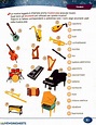 Strumenti Musicali worksheet | Educazione musicale, Musica per scuola ...