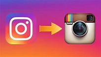 How to restore the old Instagram logo (IOS) - YouTube