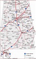 Map of Alabama US States – Map of Usa – World Map