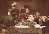 Supper at Emmaus - Caravaggio - WikiArt.org - encyclopedia of visual arts
