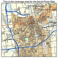 Aerial Photography Map of Kalamazoo, MI Michigan