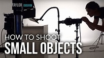 Product Photography: How to photograph small objects - YouTube
