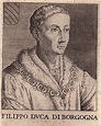 Portrait xvii Filippo III di Borgogna Duca di lorena e del brabante ...