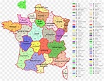Mapa De Francia Por Departamentos - Estudiar