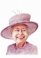 Queen Elizabeth II, watercolor illustration portrait. This is a watercolor sket #Sponsored , # ...