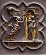 La Anunciación, bronce de Lorenzo Ghiberti (1378-1455, Italy)