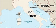 Rome country map - Political map of Rome (Lazio - Italy)