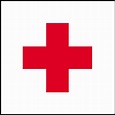 Bandera de de la Cruz Roja.eps Royalty Free Stock SVG Vector