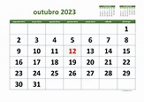 Calendário Outubro 2023 | WikiDates.org