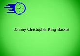 Johnny Christopher King Backus - Time Fores