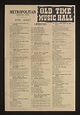 Old Time Music Hall Song Sheet | Murray, Fred | Collins, Charles ...