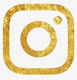 Transparent Gold Logo Png - Instagram Logo Png Gold, Png Download - kindpng