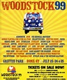 Woodstock '99 poster and bill Woodstock 99, Woodstock Poster, Vintage ...