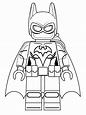 Dibujo 2 de Lego Batman para colorear