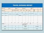 EXCEL of Travel Expenses Report.xls | WPS Free Templates